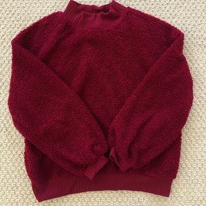 Anthropologie Porridge Brynne sherpa sweater.